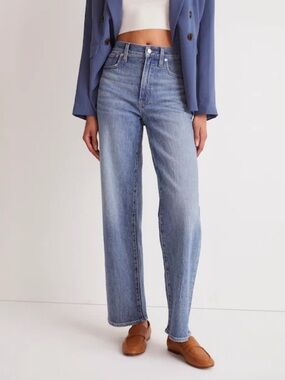 Madewell Perfect Vintage wide leg Jean in Heathcote wash size 23